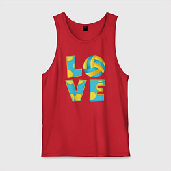 Мужская майка Volleyball love
