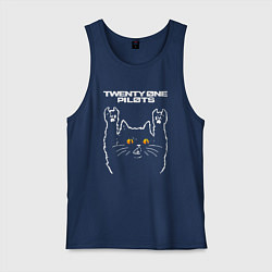 Мужская майка Twenty One Pilots rock cat