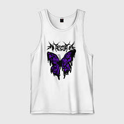 Мужская майка Gothic black butterfly