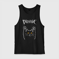 Мужская майка Bullet For My Valentine rock cat