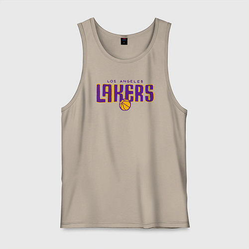 Мужская майка Team Lakers / Миндальный – фото 1