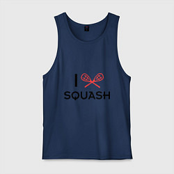 Мужская майка I Love Squash