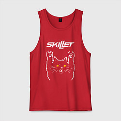 Мужская майка Skillet rock cat