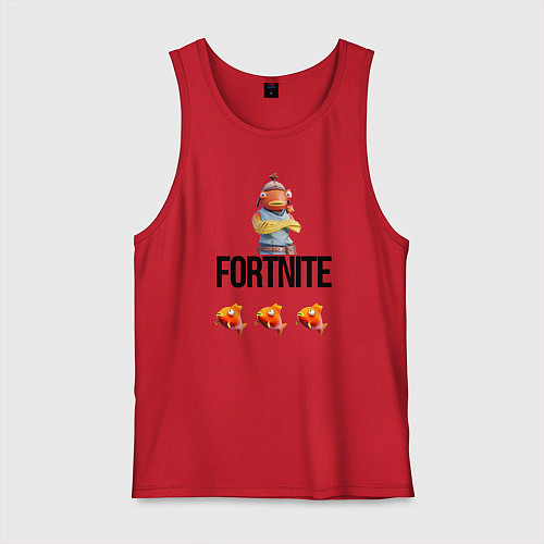 Мужская майка Карась Фортнайт / Красный – фото 1