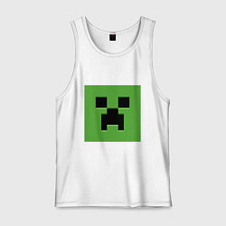 Мужская майка Minecraft creeper face