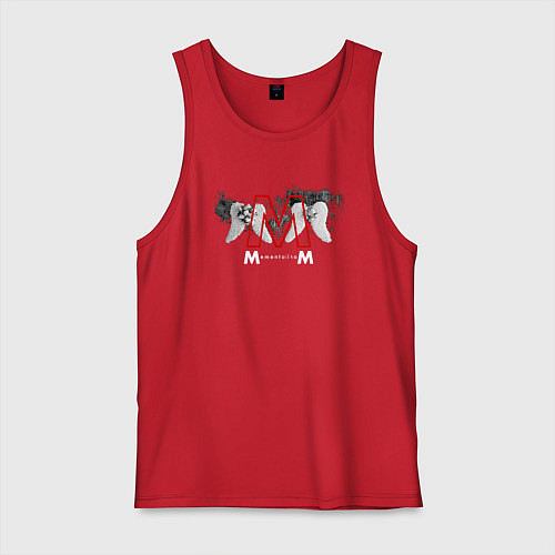 Мужская майка Depeche Mode - Memento Mori Angels / Красный – фото 1