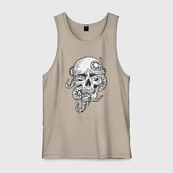 Мужская майка Skull octopus
