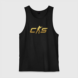 Мужская майка CS 2 gold logo