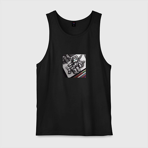 Мужская майка Майнмания / Черный – фото 1