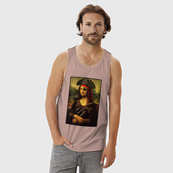 Майка мужская хлопок Gioconda - pirat, цвет: пыльно-розовый — фото 2