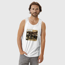 Майка мужская хлопок Pantera cowboys from hell, цвет: белый — фото 2