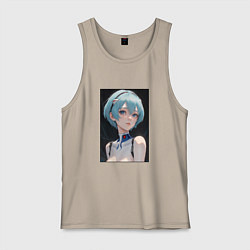 Мужская майка Аянами Рей из аниме и манги Евангелион