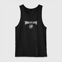 Майка мужская хлопок Cradle of Filth: emblem, цвет: черный