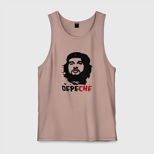 Мужская майка Dave Gahan from Depeche Mode - Depe Che / Пыльно-розовый – фото 1