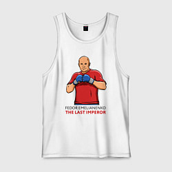 Майка мужская хлопок Мультяшный Фёдор, цвет: белый