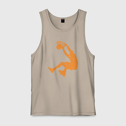 Мужская майка Shaq dunk / Миндальный – фото 1