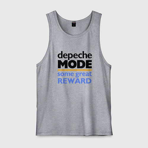 Мужская майка Depeche Mode - Some Great Reward / Меланж – фото 1