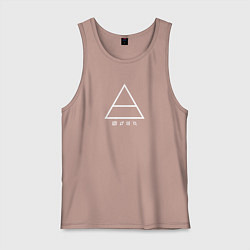 Мужская майка 30 Seconds to mars логотип треугольник