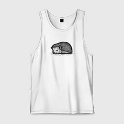 Мужская майка Ежик притаился