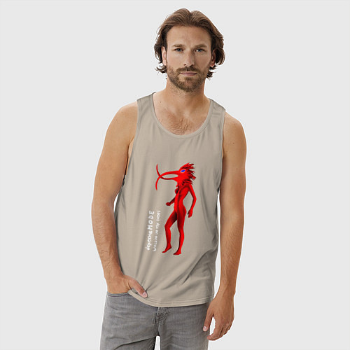 Мужская майка Depeche Mode - WIMS птица / Миндальный – фото 3