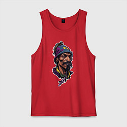 Мужская майка Snoop dogg head