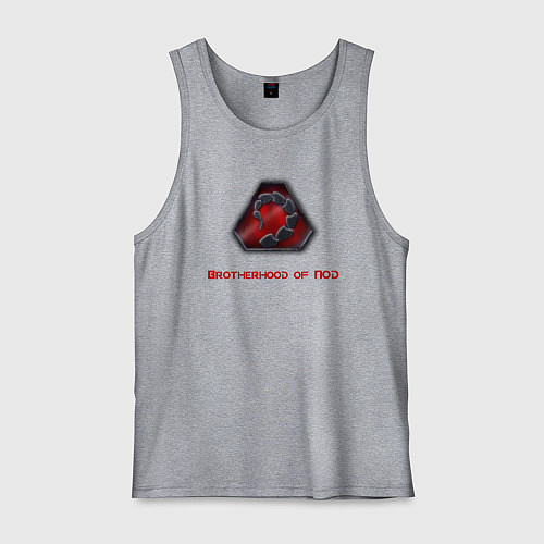 Мужская майка Command & Conquer: Братство НОД / Меланж – фото 1