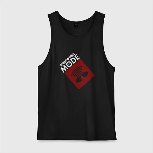 Мужская майка Depeche Mode - Behind The Wheel tonight / Черный – фото 1