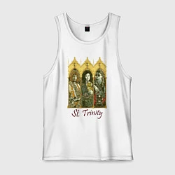 Майка мужская хлопок St trinity, цвет: белый