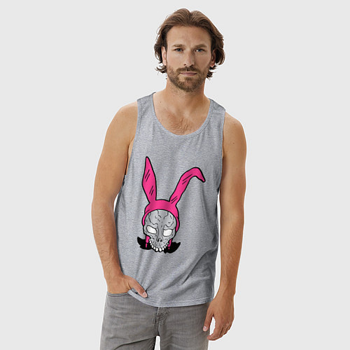 Мужская майка Pink Donnie Darko / Меланж – фото 3
