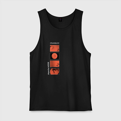 Мужская майка Depeche Mode - Strangelove / Черный – фото 1