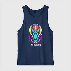 Мужская майка I am an alien