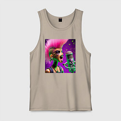 Мужская майка Barbie and punks not dead