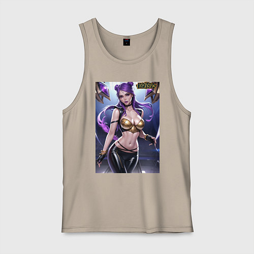 Мужская майка Akali Kda League Of Legends / Миндальный – фото 1