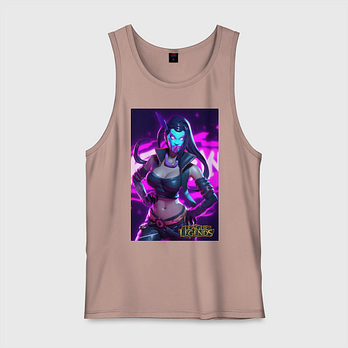 Мужская майка League of Legends Akali Kda / Пыльно-розовый – фото 1