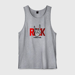 Мужская майка Rock forever skeleton hand