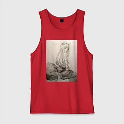 Мужская майка Мудрая волчица Холо