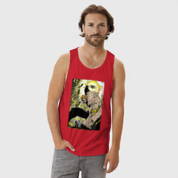 Майка мужская хлопок Семь смертных грехов Эсканор, цвет: красный — фото 2