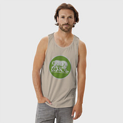 Майка мужская хлопок Галльский Рим Total War: Rome II - Empire Divided, цвет: миндальный — фото 2