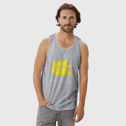 Майка мужская хлопок Kraftwerk - Boing, цвет: меланж — фото 2