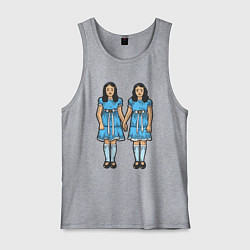 Мужская майка Близняшки сияние