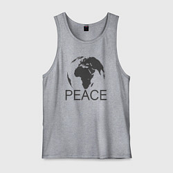Мужская майка Peace the world