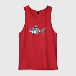 Мужская майка Хитрая акула