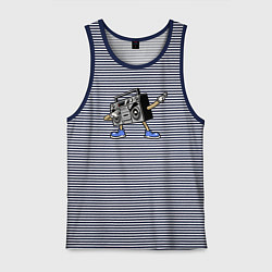 Мужская майка Hip-hop boombox