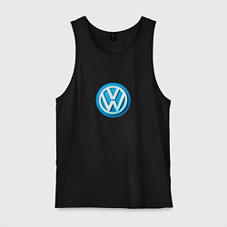 Мужская майка Volkswagen logo blue