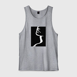 Майка мужская хлопок Томность, цвет: меланж