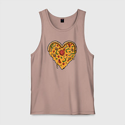 Мужская майка Pizza heart
