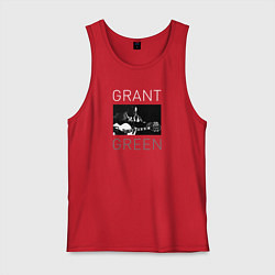 Майка мужская хлопок Tribute to Grant Green, цвет: красный