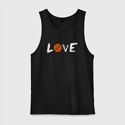 Мужская майка Я люблю баскетбол