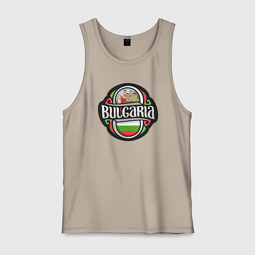 Мужская майка Bulgaria / Миндальный – фото 1