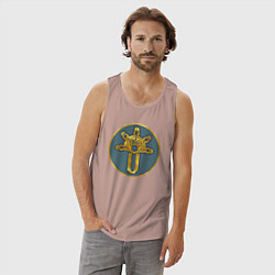 Майка мужская хлопок Остготы из Total War: Attila, цвет: пыльно-розовый — фото 2